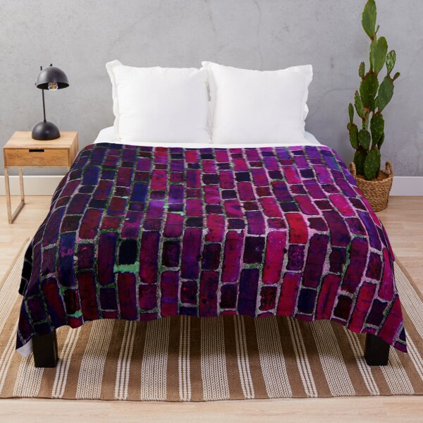 Item preview, Pink Purple Brick Wall designed and sold by 2sweetsDesign.