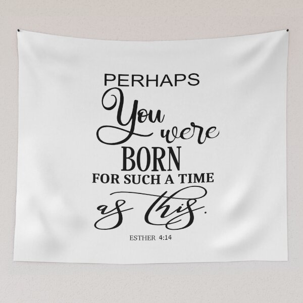 Item preview, Perhaps You Were Born For Such Time As This Sticker designed and sold by adriana-holmes.