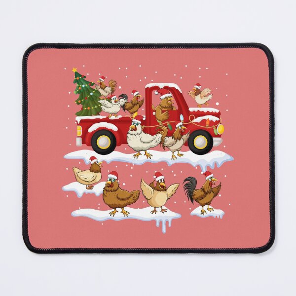 Item preview, Chicken Riding Red Truck Xmas Merry Christmas Pajama shirt designed and sold by CARDWELL-COWEL.
