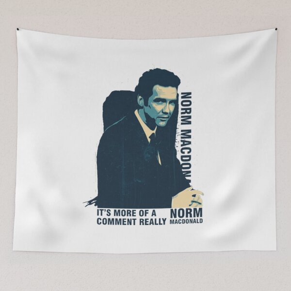 Item preview, Norm Macdonald retro blue designed and sold by JoshuaTurley.