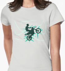 Motor Cross Women's Fitted T-Shirt