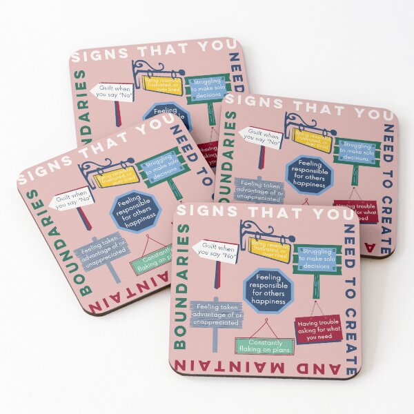 Item preview, Signs that You Need to Create and Maintain Boundaries designed and sold by Grace Huntley.