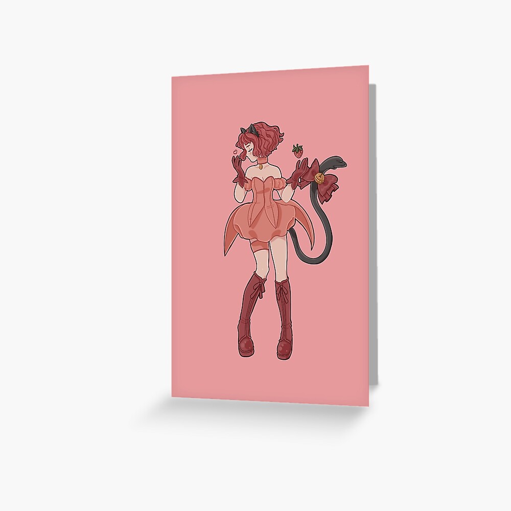 Mew Ichigo from the anime Tokyo Mew Mew New original artwork Art Board  Print for Sale by EryaMoon