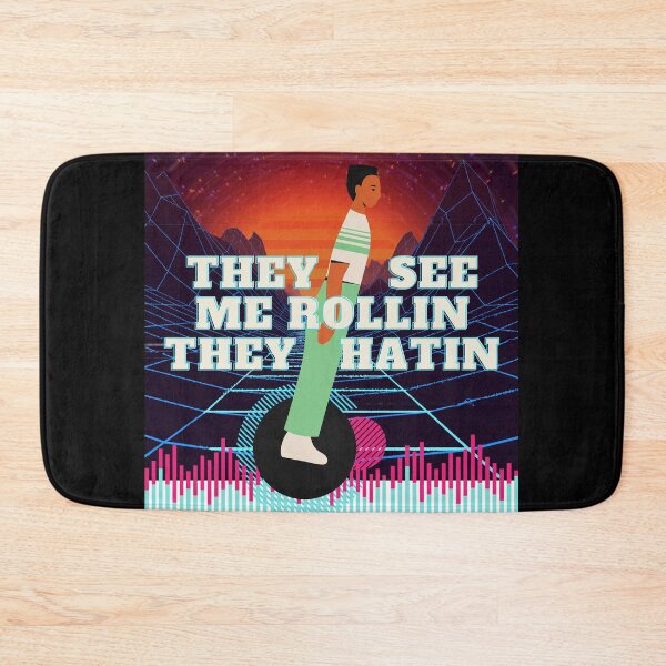Item preview, Retro Electric unicycle. They see me rolling, they hating designed and sold by Lost Highway Horror..