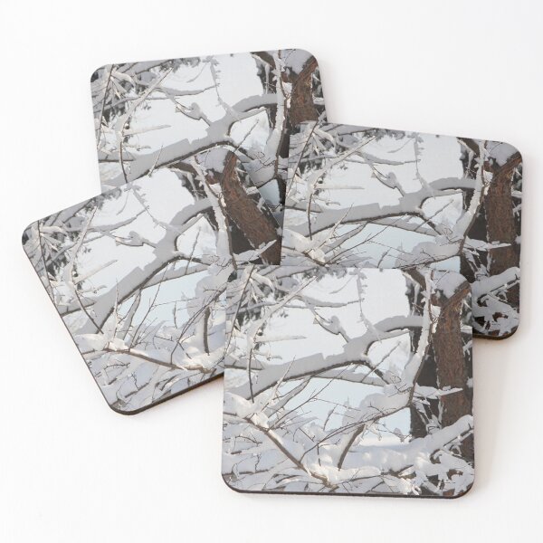 Item preview, Tree Branches with Winter Snow Coverage designed and sold by JariHawk.