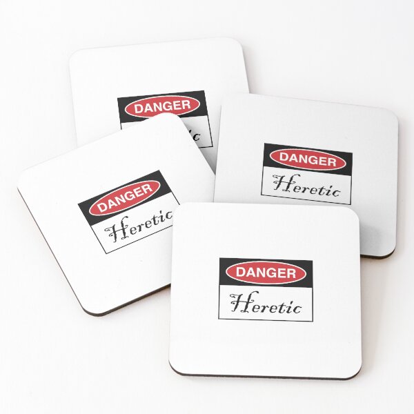 Item preview, Danger: Heretic designed and sold by Peter Fyfe's Squalid Little Merch Shop.