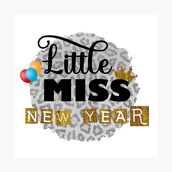 Item preview, Little Miss New Year- First New Year Gifts- Happy New Year designed and sold by younghopes.
