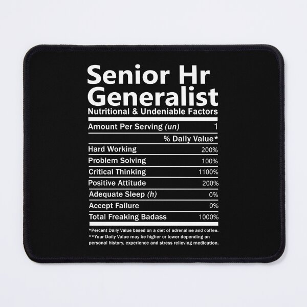 Item preview, Senior Hr Generalist T Shirt - Nutritional and Undeniable Factors Gift Item Tee designed and sold by oslandefren.