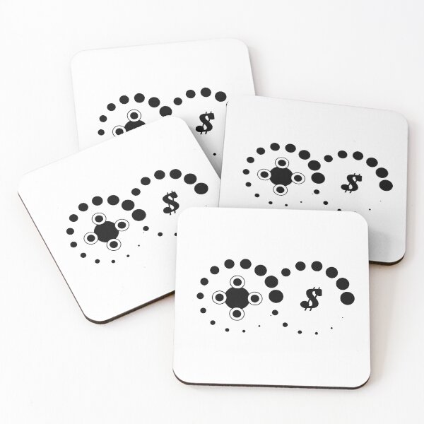 Item preview, Double black dots circle & dollar sign  designed and sold by Gladiator2008.
