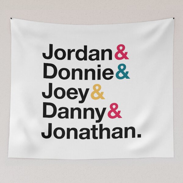 Item preview, NKOTB Names & Ampersand Style designed and sold by opalime.