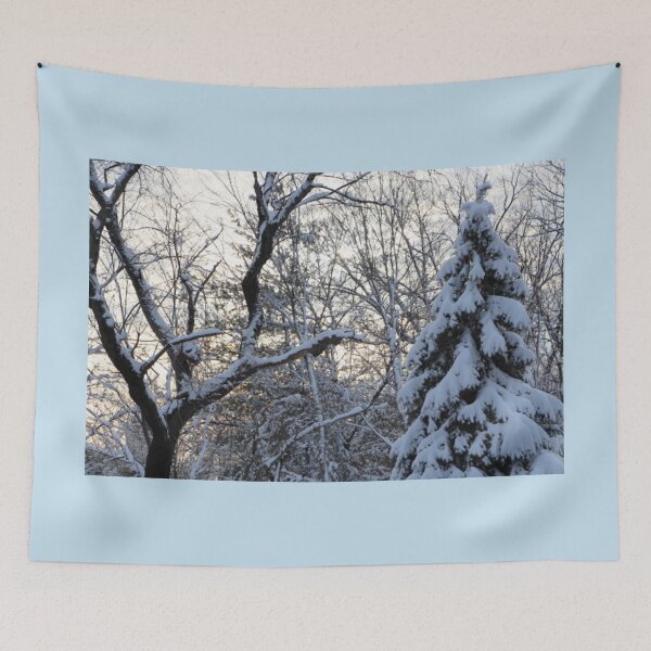 Item preview, Evergreen Tree Snow Covered Scene designed and sold by JariHawk.