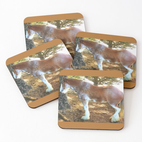 Item preview,  Brown Mottled Clydesdale Horse  designed and sold by joybelledesigns.