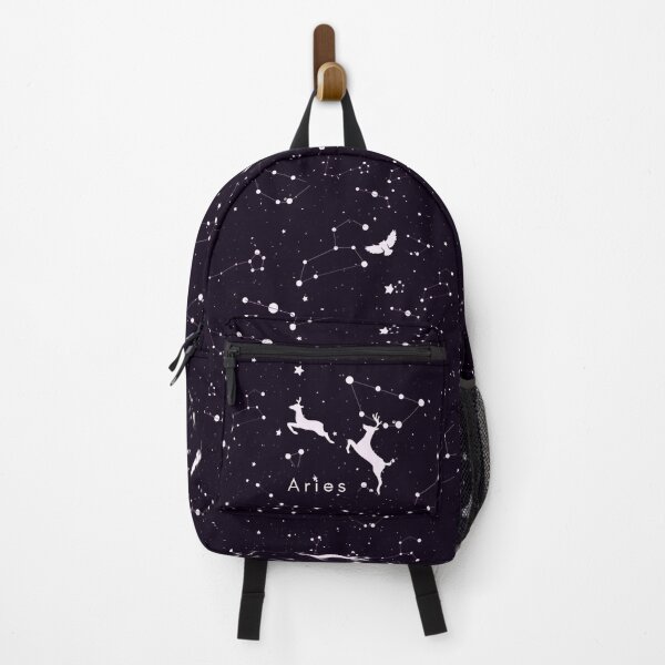 Item preview, Aries Dark Lavender Zodiac Design - Astrology Night Sky designed and sold by NihaCollection.