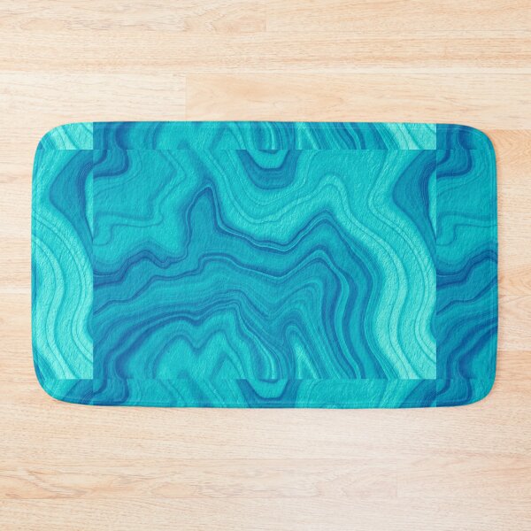 Item preview, Turquoise Blue Liquid Marble  designed and sold by newburyboutique.