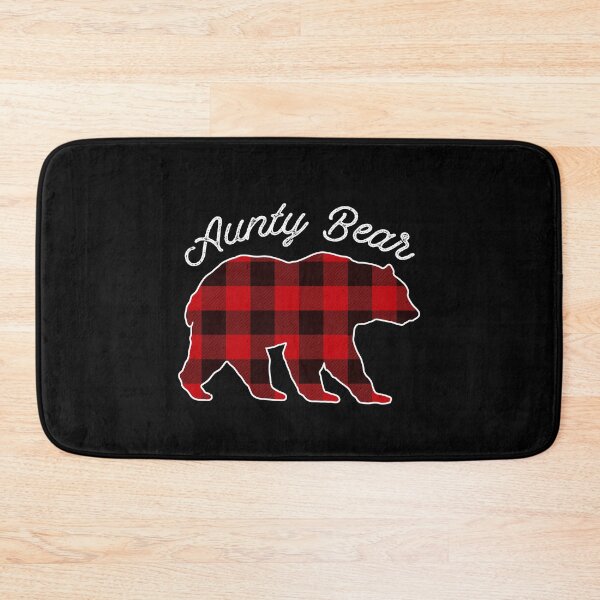 Item preview, Aunty Bear - Red Plaid Christmas Pajama Family Gift designed and sold by DavisHasari.