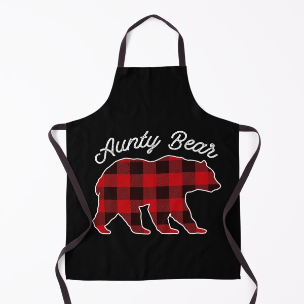 Item preview, Aunty Bear - Red Plaid Christmas Pajama Family Gift designed and sold by DavisHasari.
