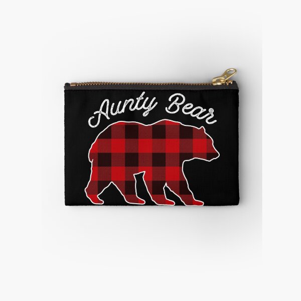 Item preview, Aunty Bear - Red Plaid Christmas Pajama Family Gift designed and sold by DavisHasari.