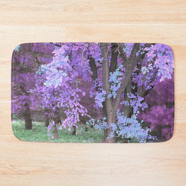 Item preview, Pretty Pastel Forest Violets Light Blue Purple  designed and sold by JariHawk.