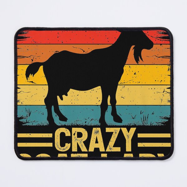 Item preview, Vintage Retro Crazy Goat Lady Goats Lover Farmer Premium designed and sold by princbird.
