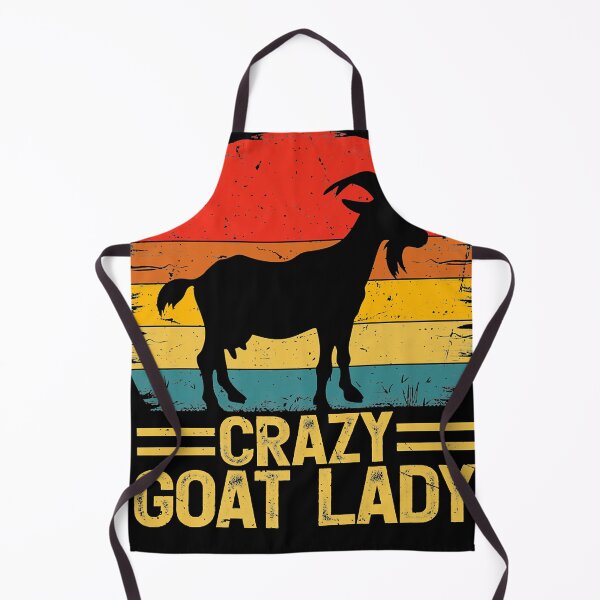 Item preview, Vintage Retro Crazy Goat Lady Goats Lover Farmer Premium designed and sold by princbird.