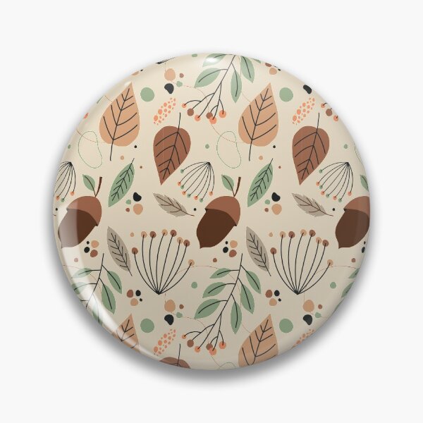 Item preview, Soft Colors Leaves Nature Pattern designed and sold by SimoCompany.