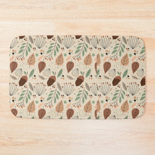 Item preview, Soft Colors Leaves Nature Pattern designed and sold by SimoCompany.