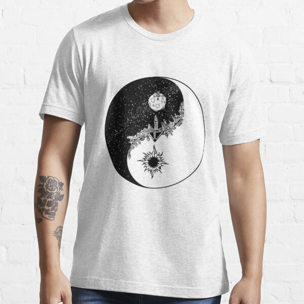 Vista previa del artículo con la obra «Ying Yang Significado Amor», diseñado y vendido por MicelDanie.