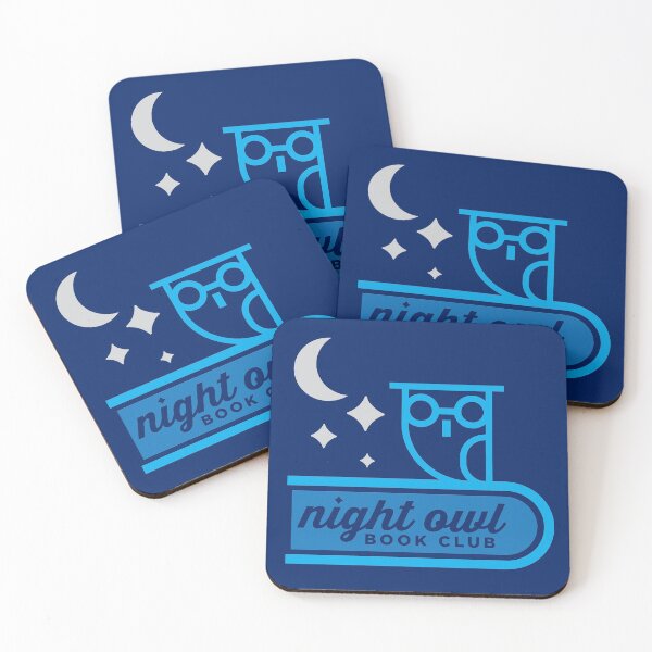 Item preview, Night Owl Book Club designed and sold by squidinkblot.