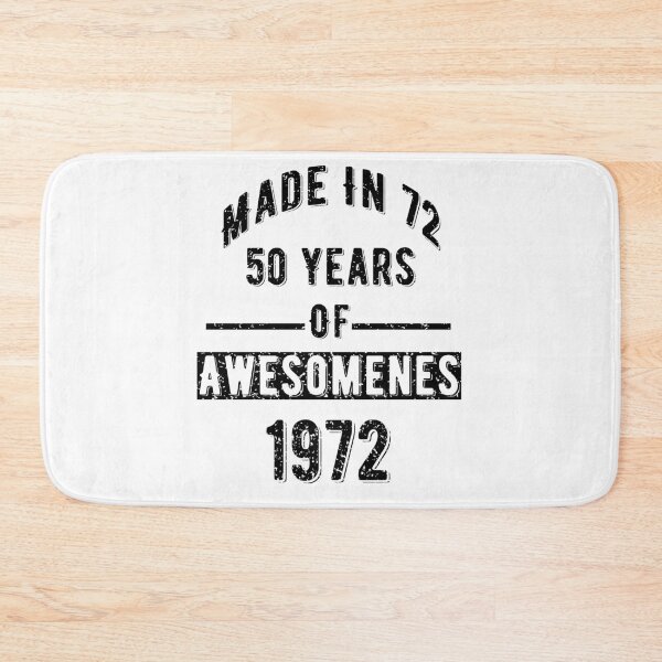 Item preview, Made In 72 50 Years Of Awesomeness 1972 Birthday Vintage designed and sold by SenYou.