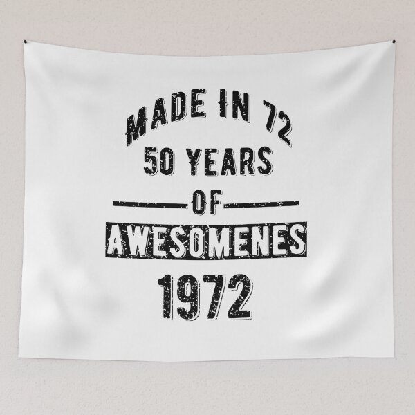 Item preview, Made In 72 50 Years Of Awesomeness 1972 Birthday Vintage designed and sold by SenYou.