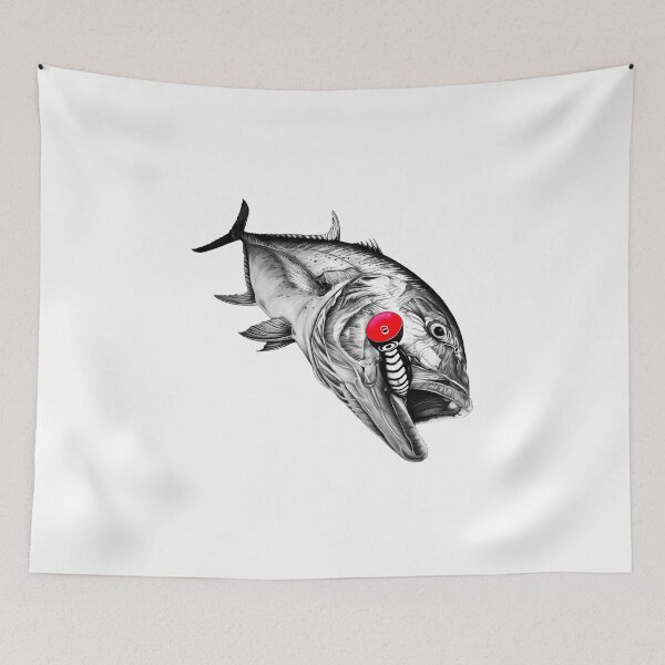 Item preview, Giant Trevally with popper designed and sold by Paul Kyriakides.
