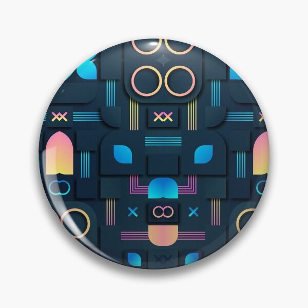 Item preview, 3D Shapes with Dark Blue Background New Design designed and sold by taherismail.