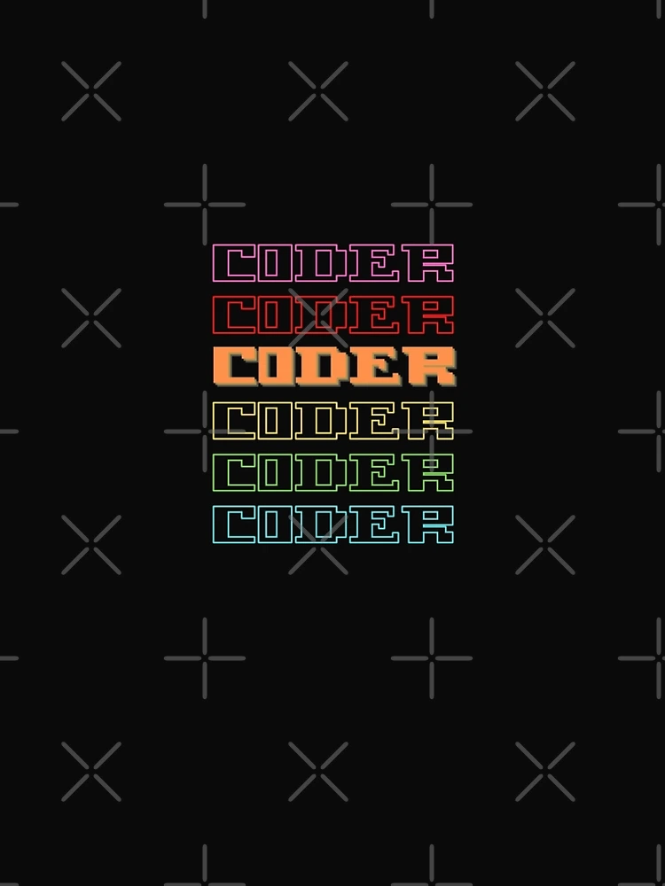 Thumbnail 5 of 5, A-Line Dress, Coder Coder| Colorful Coding/Coder software engineer developer programmer geek coder STEM designed and sold by brinikki.