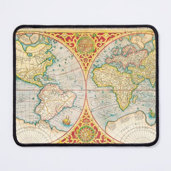 Item preview, Historical Vintage Map of the World Drawing designed and sold by expatessentials.
