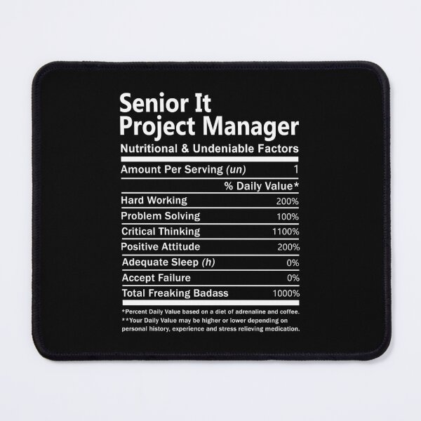 Item preview, Senior It Project Manager T Shirt - Nutritional and Undeniable Factors Gift Item Tee designed and sold by oslandefren.