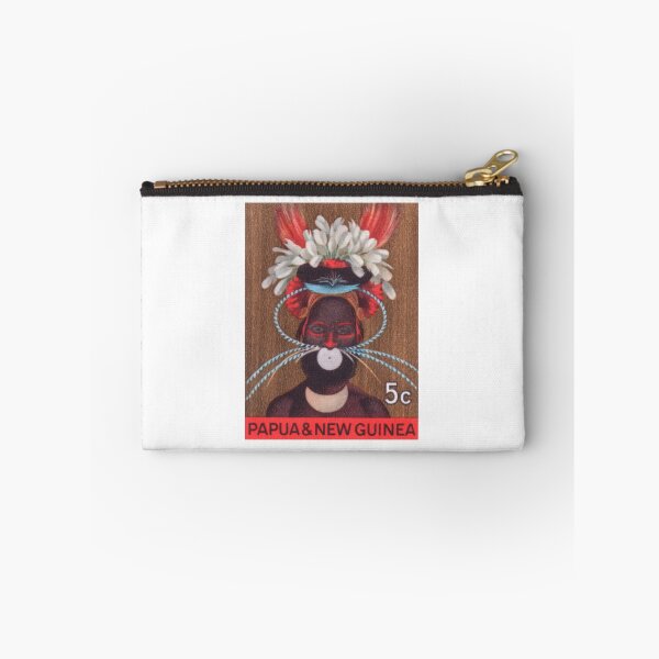Item preview, 1968 Papua New Guinea Headress 5c Postage Stamp designed and sold by retrographics.