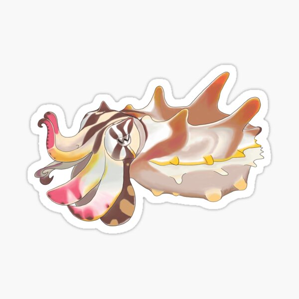 Item preview, Flamboyant cuttlefish designed and sold by SeaMonstress.