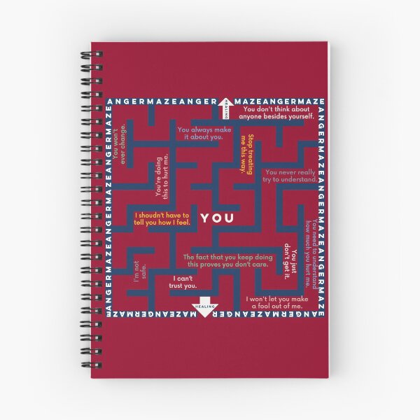 Item preview, Anger Maze designed and sold by Grace Huntley.