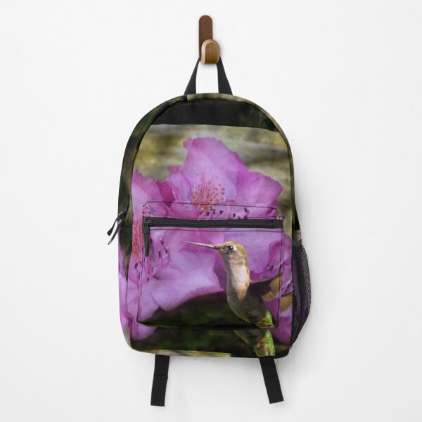 Item preview, Hummingbird With Purple Flowers designed and sold by michaelasamples.
