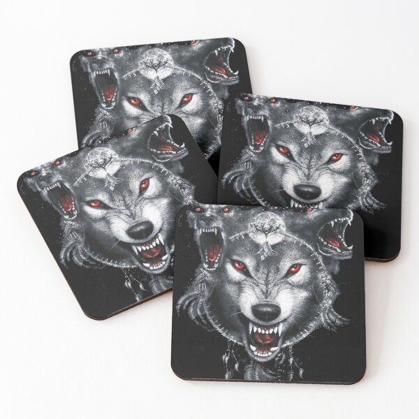 Item preview, Night Wolves Illustration designed and sold by RolandoCarbon.