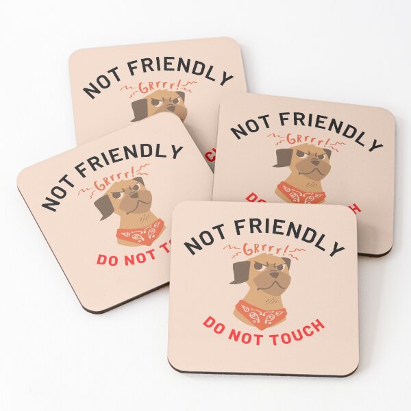 Item preview, not friendly do not touch designed and sold by VinCut.