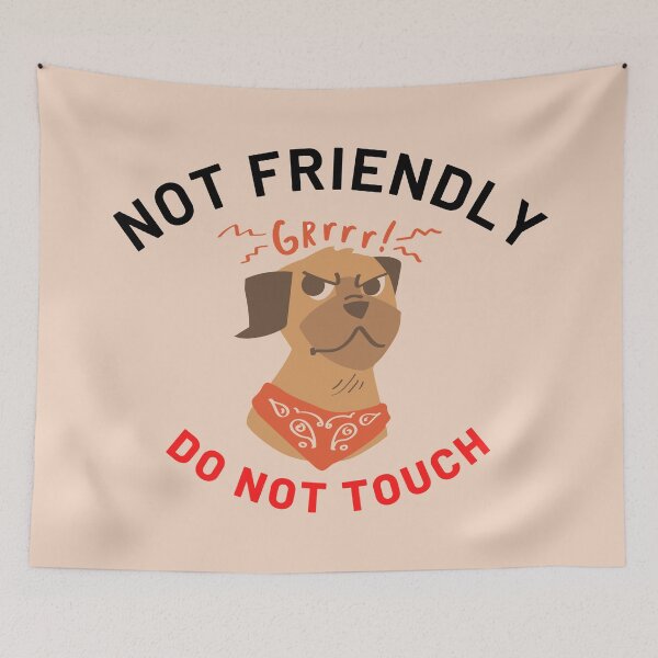 Item preview, not friendly do not touch designed and sold by VinCut.