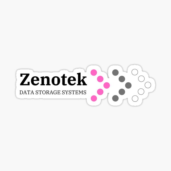 Zenotek Data Storage Systems Sticker