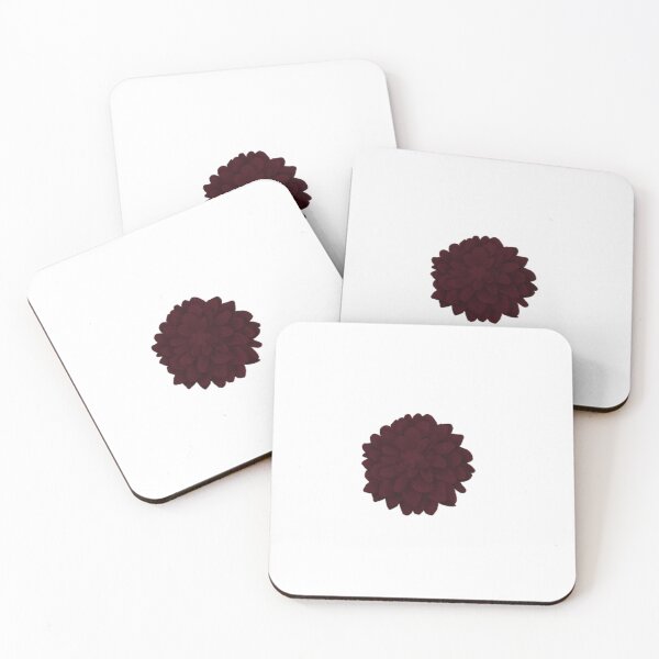 Item preview, Maroon Dahlia Watercolor designed and sold by Erin (she/her).