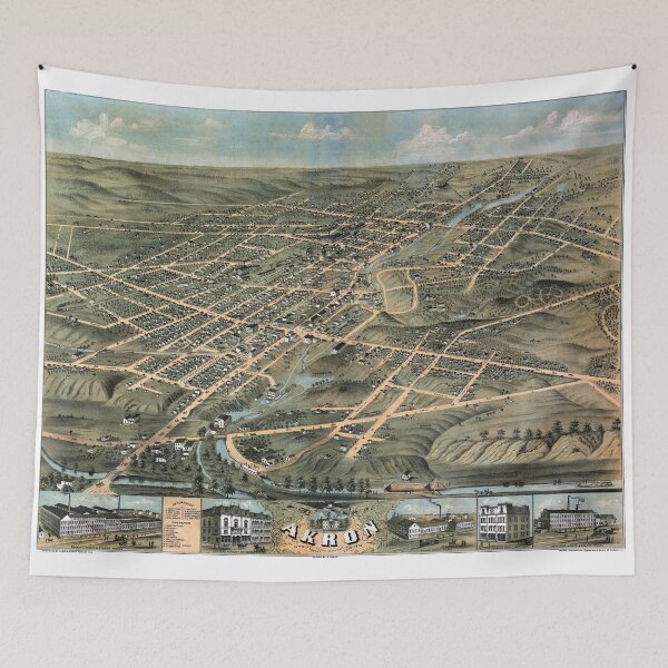 Item preview, Akron - Ohio - 1870 designed and sold by paulrommer.