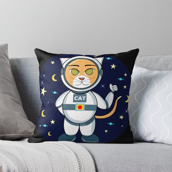 Item preview, Everyday Astronaut cat drawing designed and sold by BeccaKenDesigns.