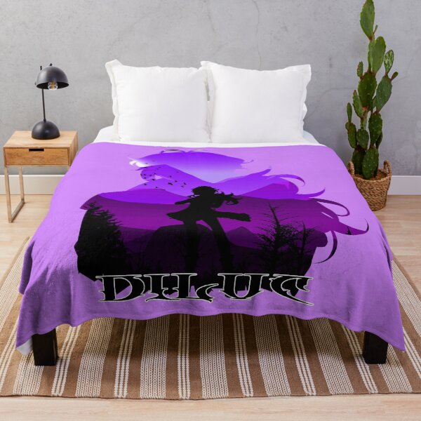 Item preview, diluc silhoutte purple designed and sold by abangkejepit.