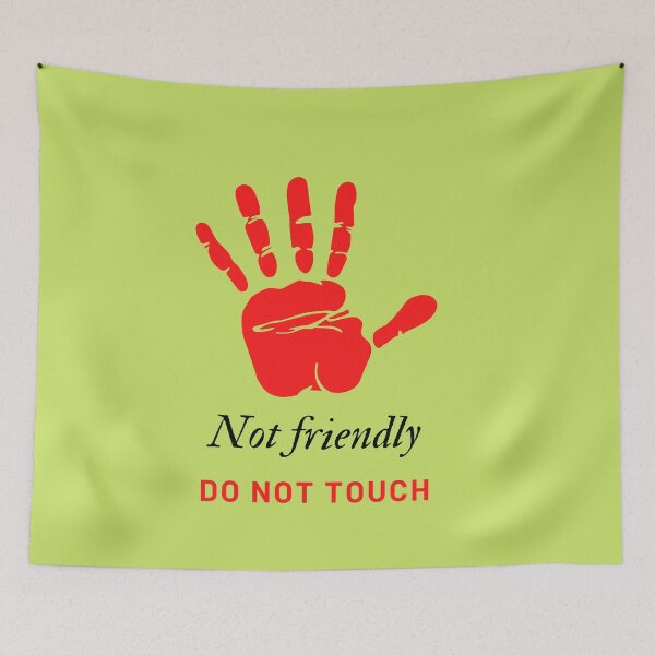 Item preview, not friendly do not touch designed and sold by VinCut.