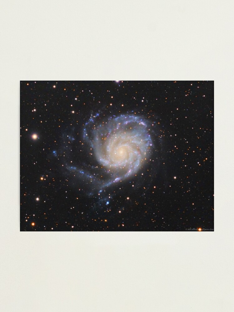 Thumbnail 2 of 3, Photographic Print, M101 - Pinwheel Galaxy designed and sold by jeffjastro.