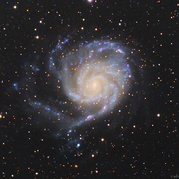 Artwork thumbnail, M101 - Pinwheel Galaxy by Jeff Johnson